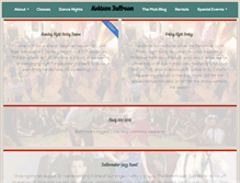 Tablet Screenshot of mobtownballroom.com